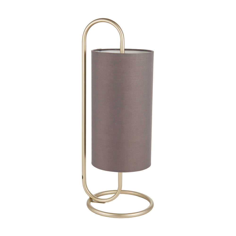 Product photograph of Gallery Interiors Bayford Table Lamp Antique In Brass Grey from Olivia's.