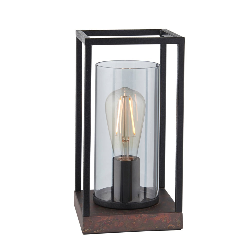 Product photograph of Olivia S Clara Table Lamp In Black Bronze from Olivia's