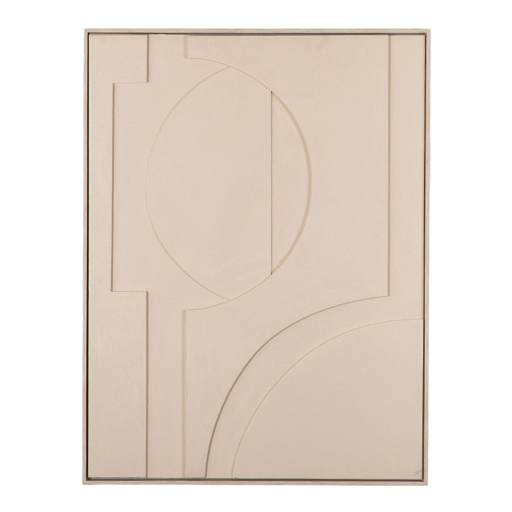 Product photograph of Gallery Interiors Ruskin Vasari Relief Wall Art Natural from Olivia's