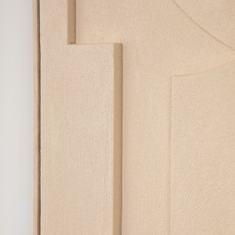 Product photograph of Gallery Interiors Haber Relief Wall Art In Natural from Olivia's.