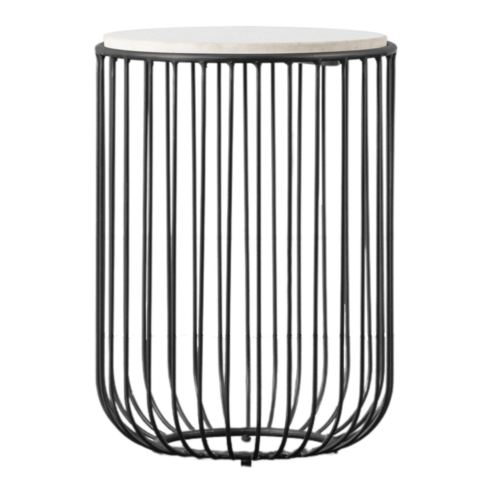 Product photograph of Gallery Interiors Deonte Side Table Black from Olivia's.