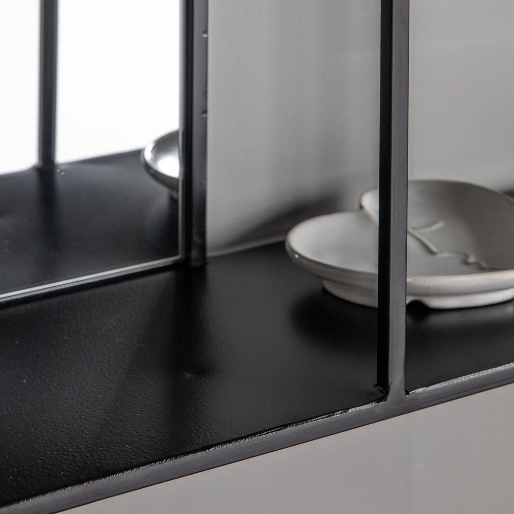 Product photograph of Gallery Interiors Leto Shelf Black from Olivia's.