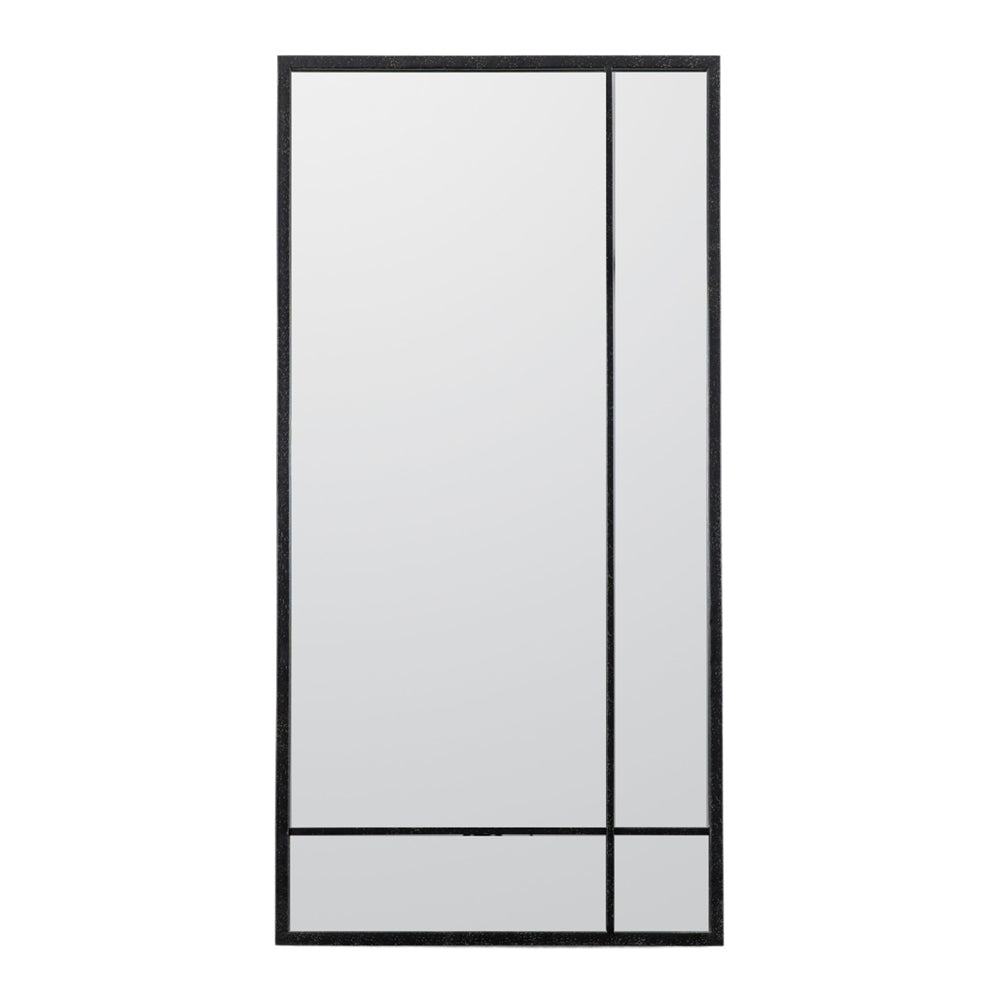 Product photograph of Gallery Interiors Martinez Wall Mirror Black from Olivia's.