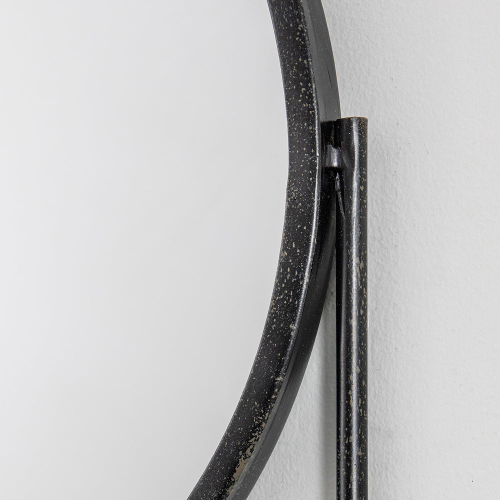 Product photograph of Gallery Interiors Fionn Wall Mirror Black from Olivia's.