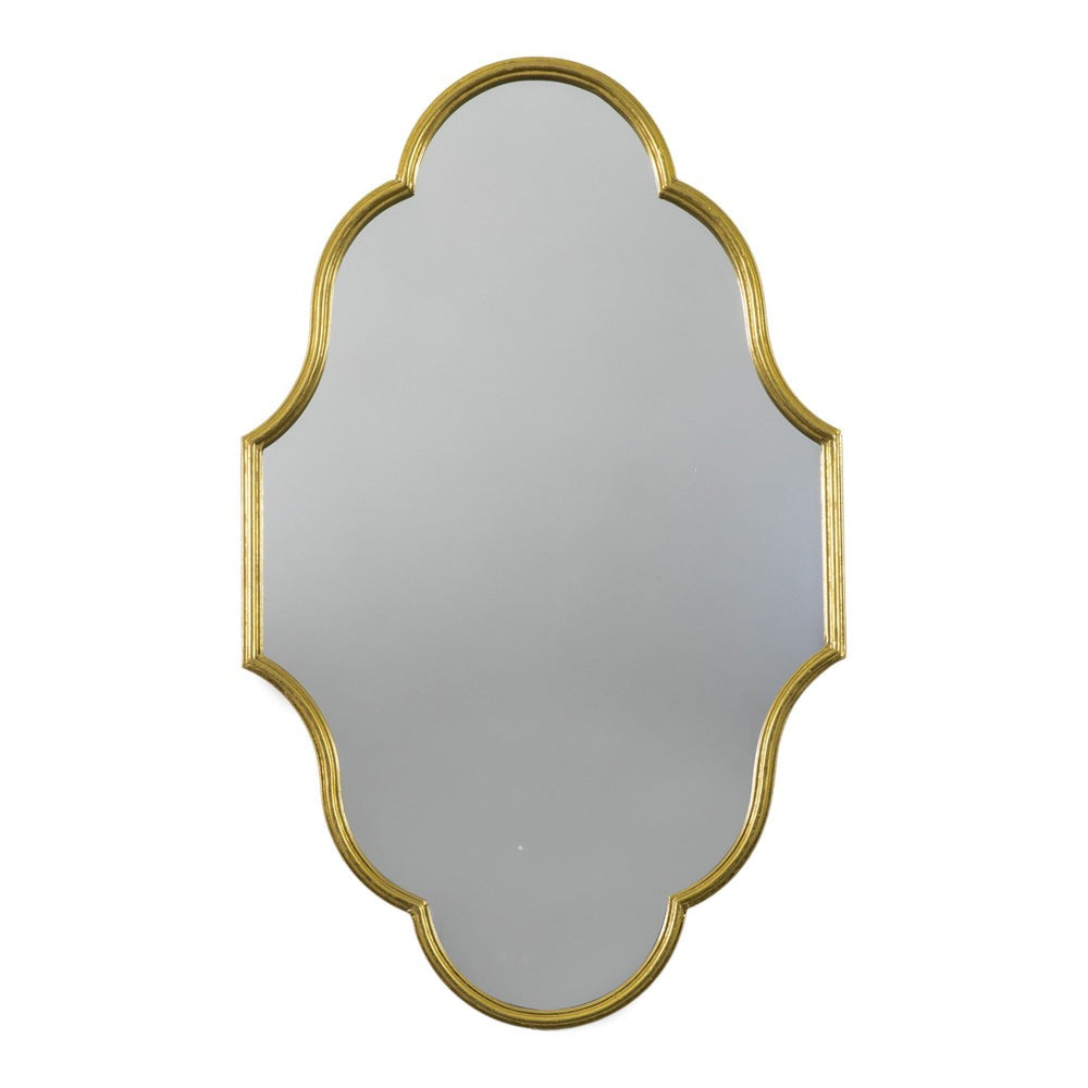 Product photograph of Gallery Interiors Kali Wall Mirror In Gold from Olivia's