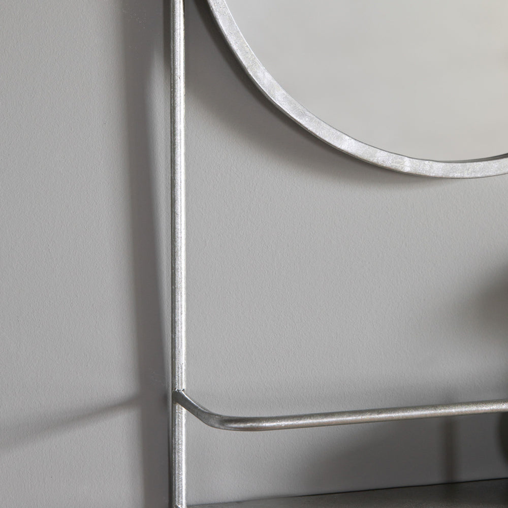 Product photograph of Gallery Interiors Maddison Wall Mirror Silver from Olivia's.