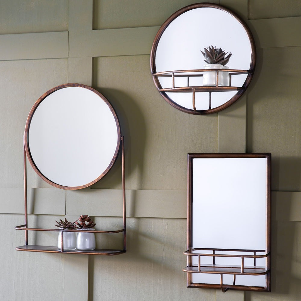 Product photograph of Gallery Interiors Maddison Wall Mirror Bronze from Olivia's.