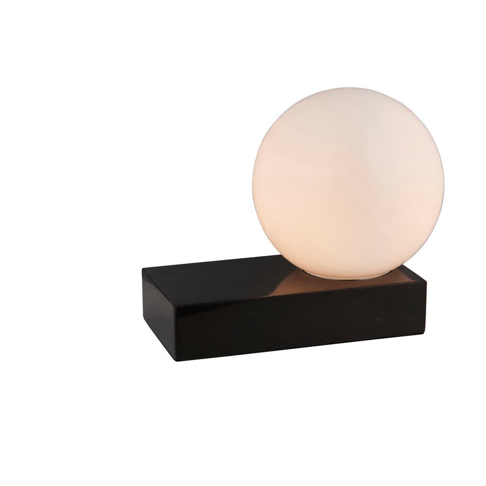 Product photograph of Olivia S Ruby Table Lamp In Black Marble from Olivia's.