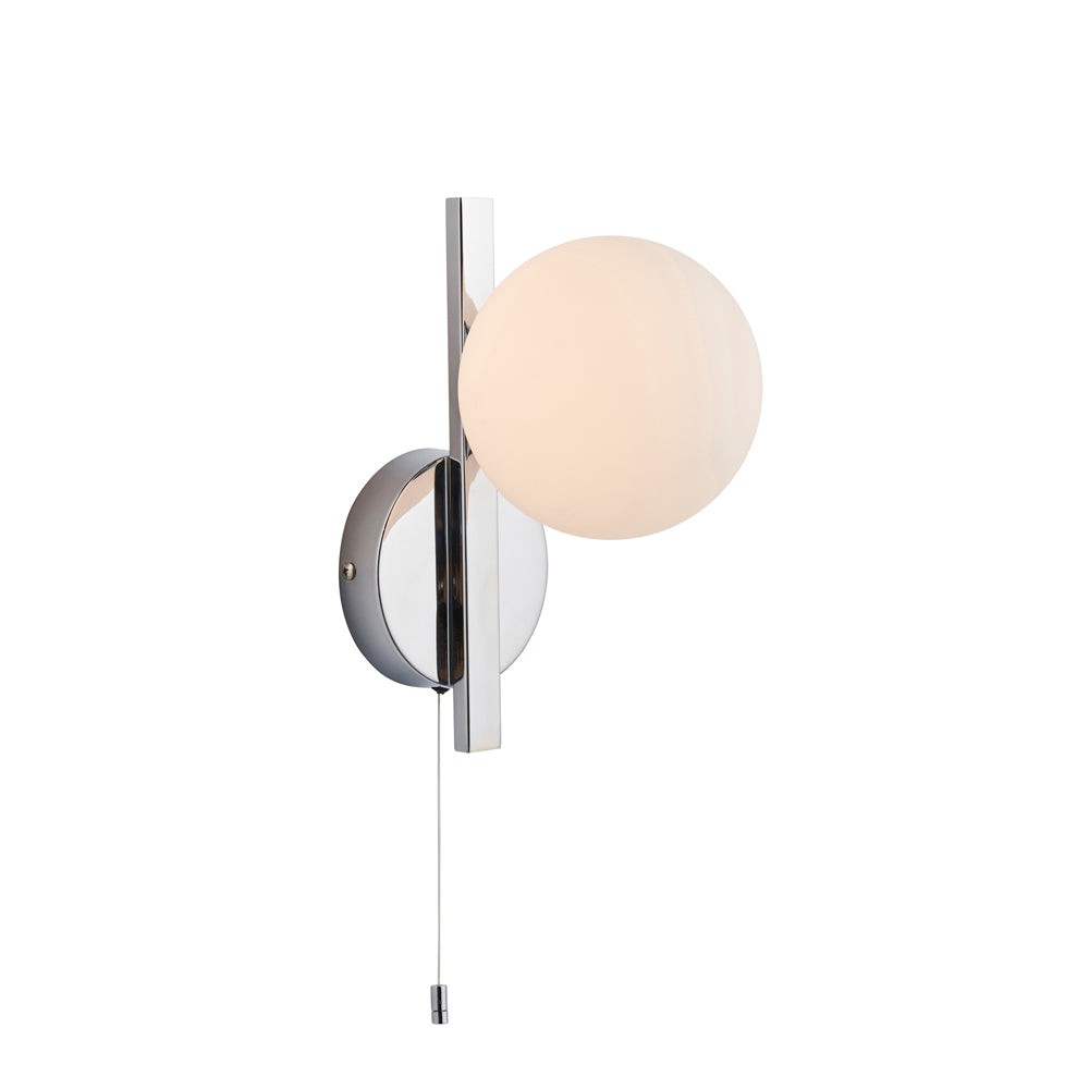 Product photograph of Olivia S Melody Bathroom Wall Light In Chrome from Olivia's