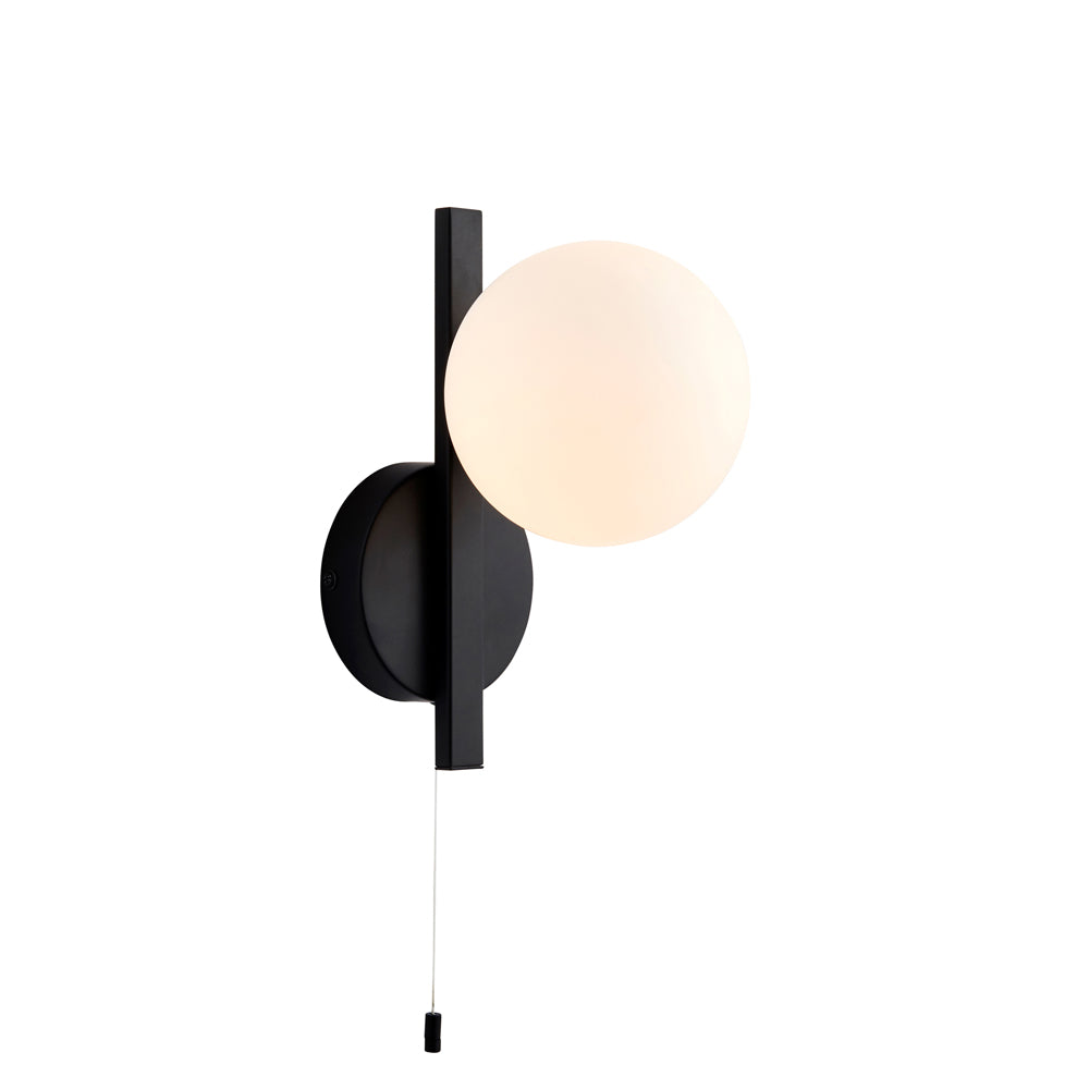Product photograph of Olivia S Melody Bathroom Wall Light In Black from Olivia's.
