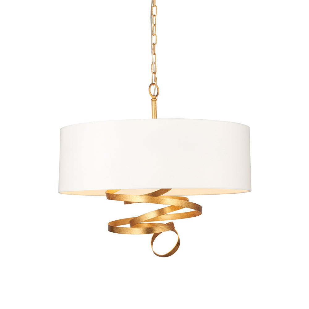 Product photograph of Olivia S Grace Ceiling Light In Gold from Olivia's
