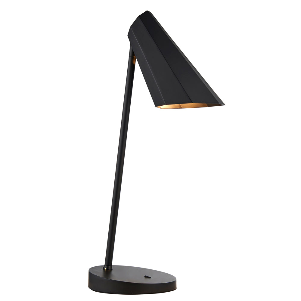 Product photograph of Olivia S Peyton Table Lamp In Black from Olivia's