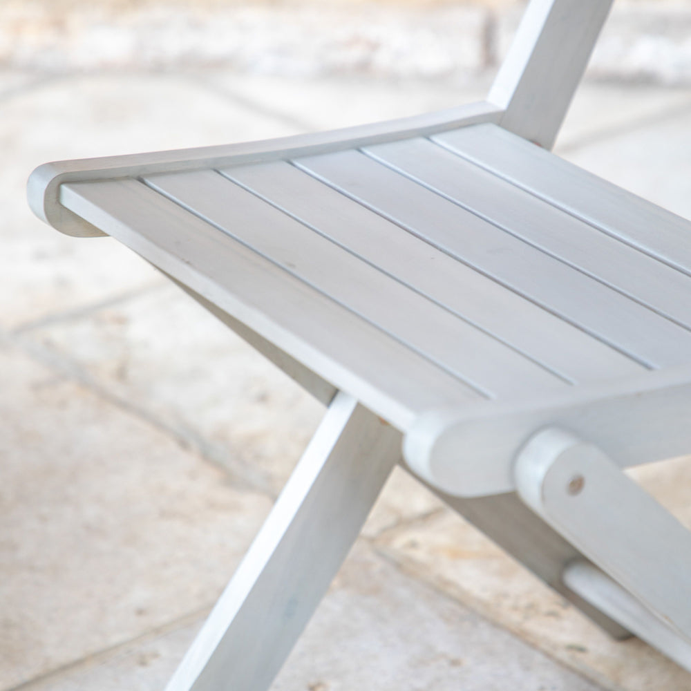 Product photograph of Gallery Outdoor Set Of 2 Gallery Outdoor Romilly Folding Chairs Whitewash from Olivia's.