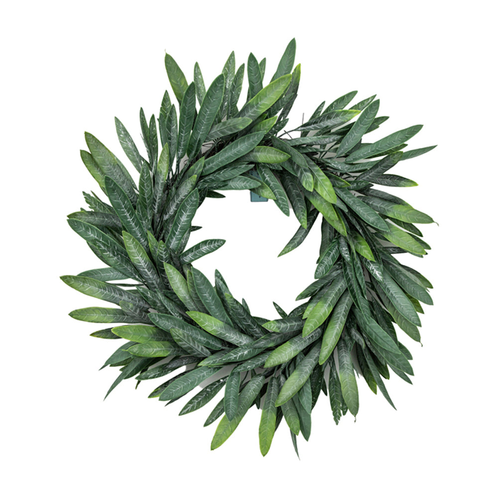 Product photograph of Gallery Interiors Eucalyptus Wreath Dusky Green from Olivia's