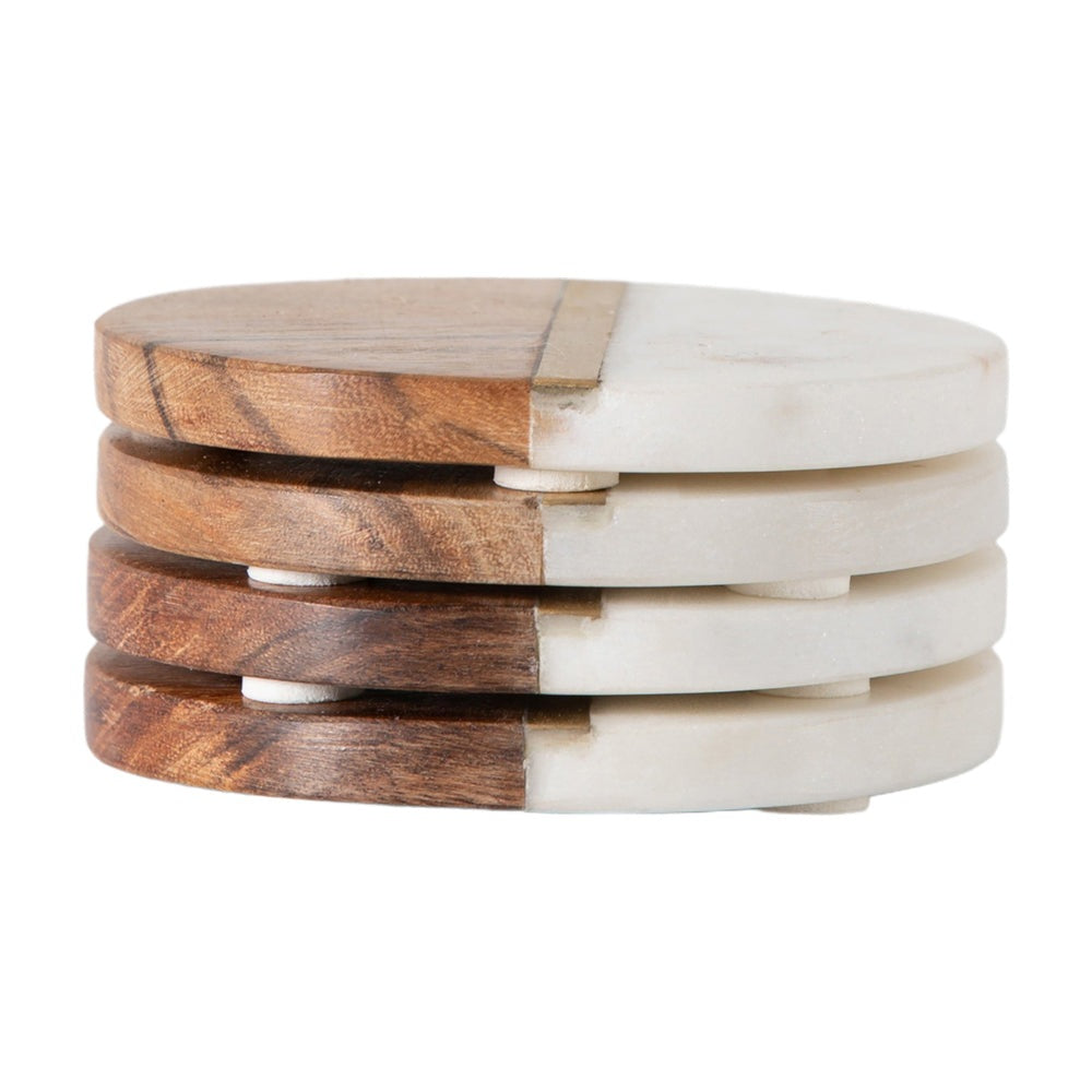 Gallery Interiors Set Of 4 Stripe Coasters