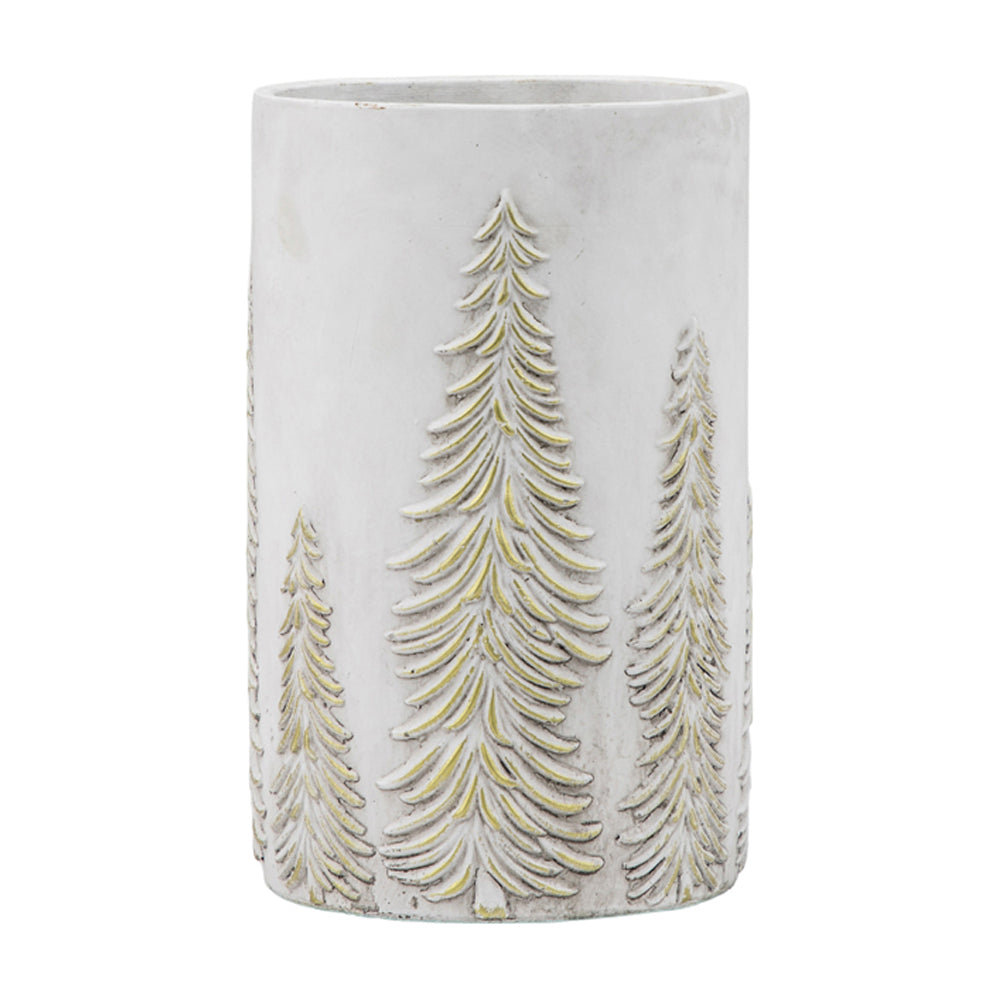 Product photograph of Gallery Interiors Forest Vase White Gold from Olivia's.