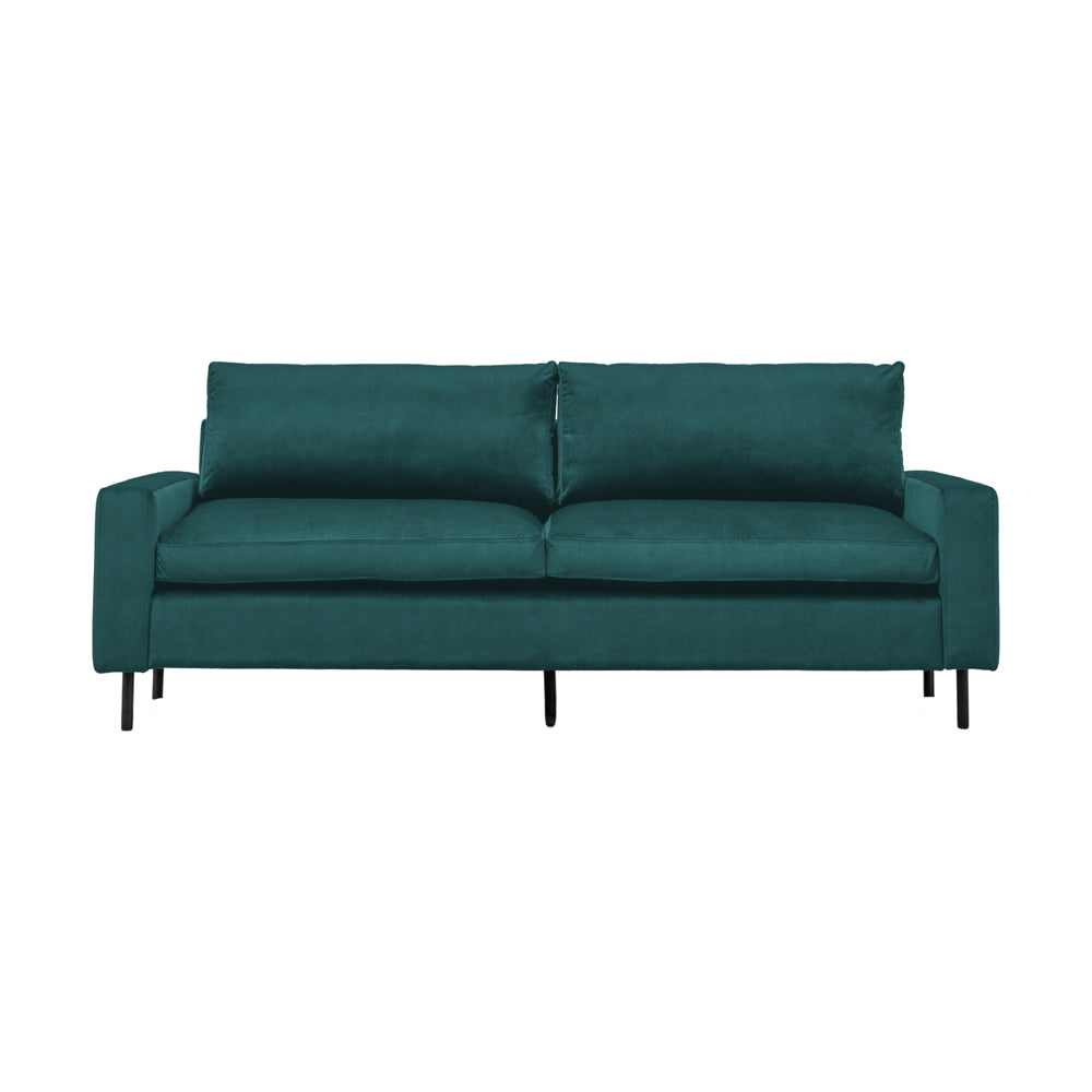 Product photograph of Olivia S Sofa In A Box Model 7 - 3 Seater Sofa In Bottle Green from Olivia's