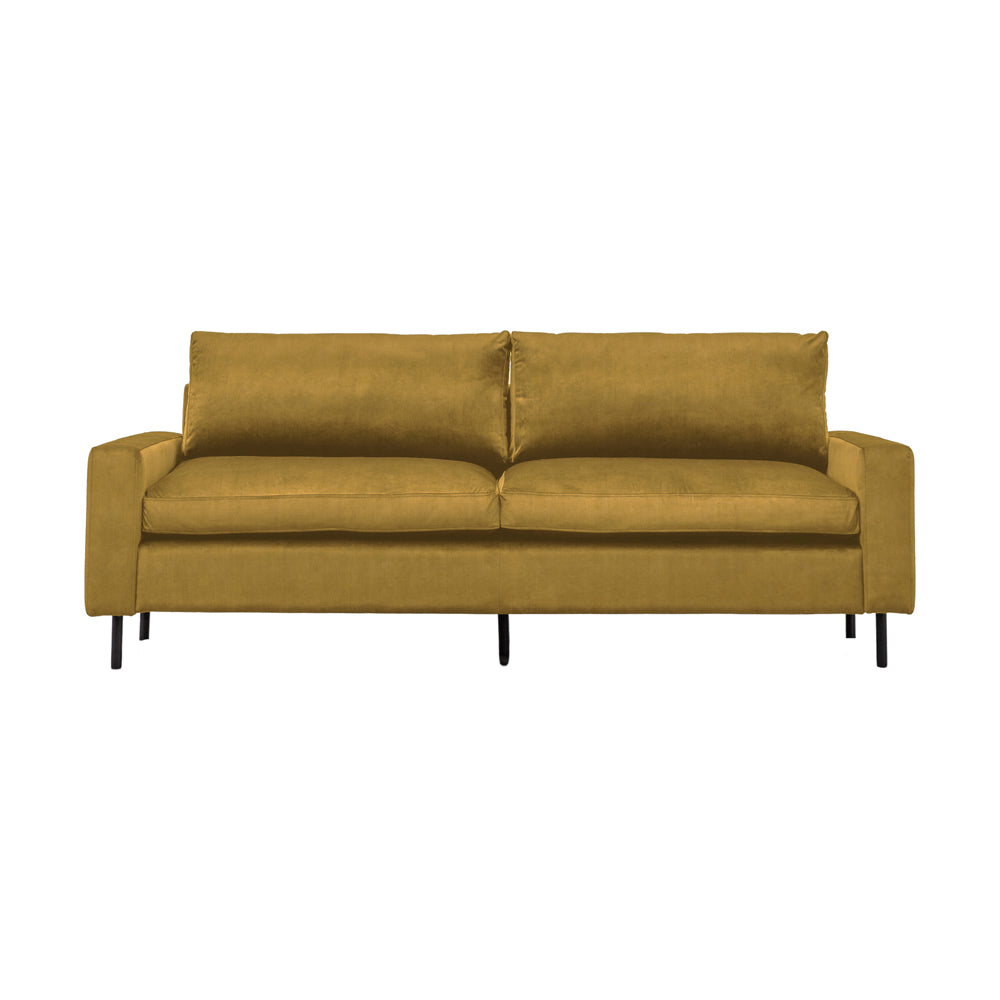 Product photograph of Olivia S Sofa In A Box Model 7 - 3 Seater Sofa In Saffron from Olivia's