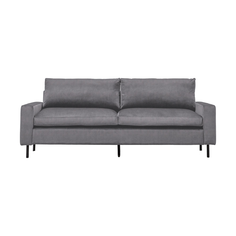 Product photograph of Olivia S Sofa In A Box Model 7 - 3 Seater Sofa In Steel Grey from Olivia's