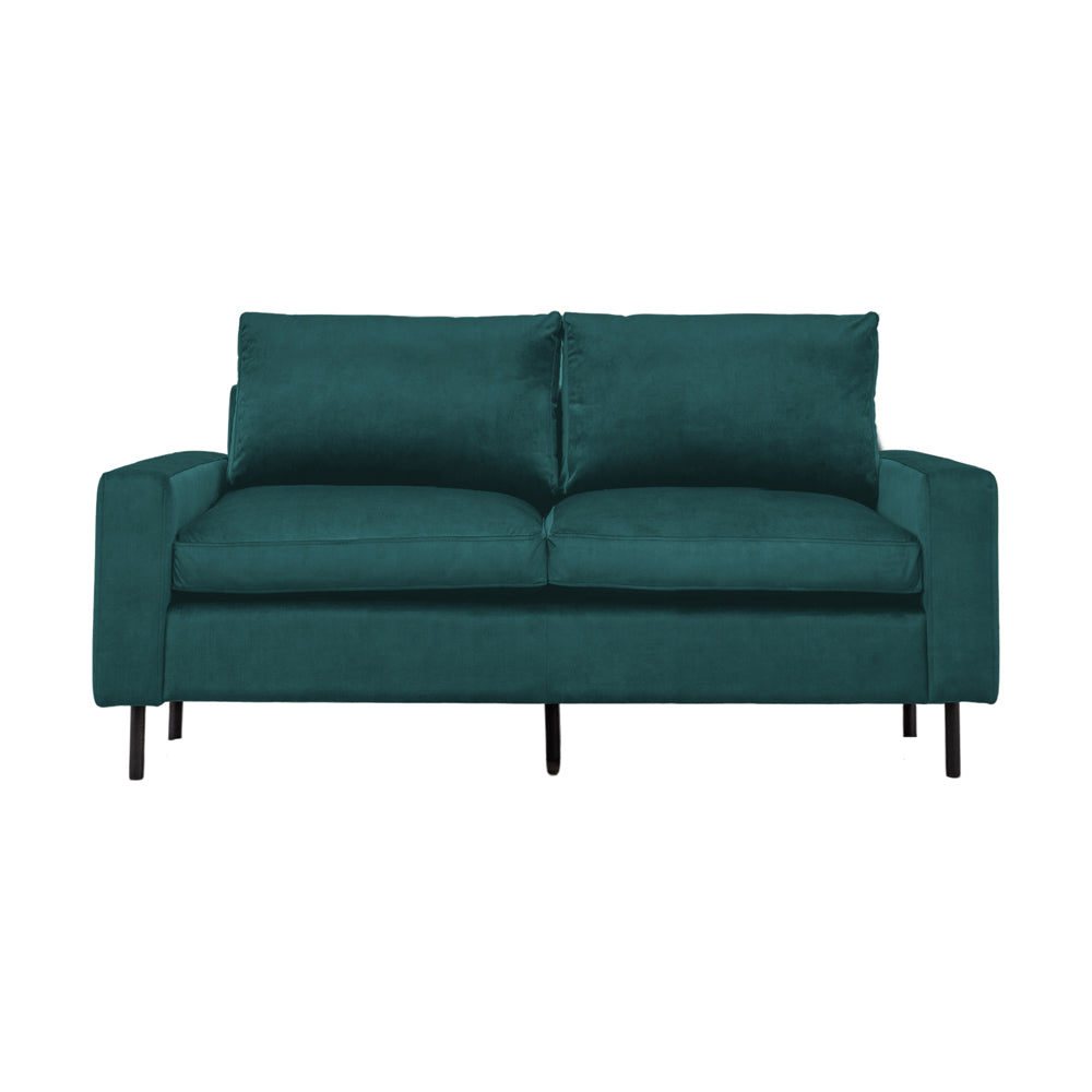 Product photograph of Olivia S Sofa In A Box Model 7 - 2 Seater Sofa In Bottle Green from Olivia's