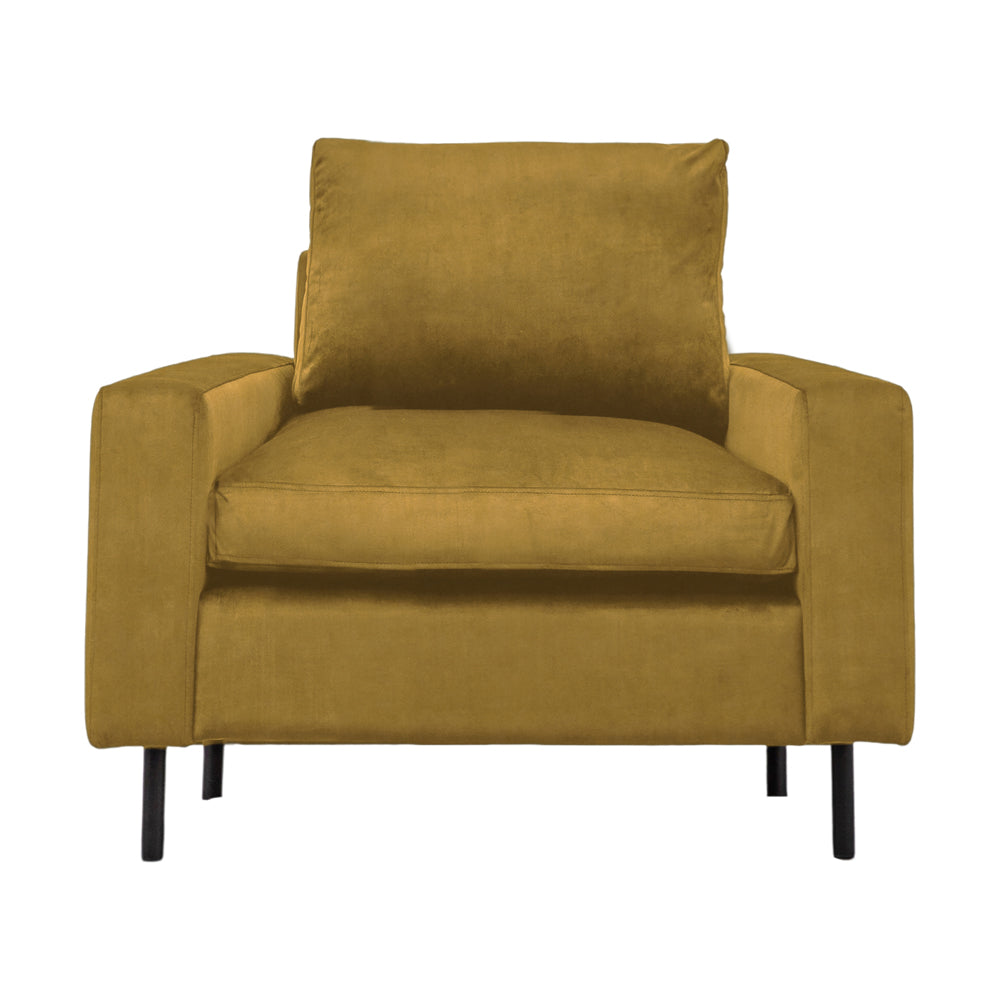 Product photograph of Olivia S Sofa In A Box Model 7 - Armchair In Saffron from Olivia's