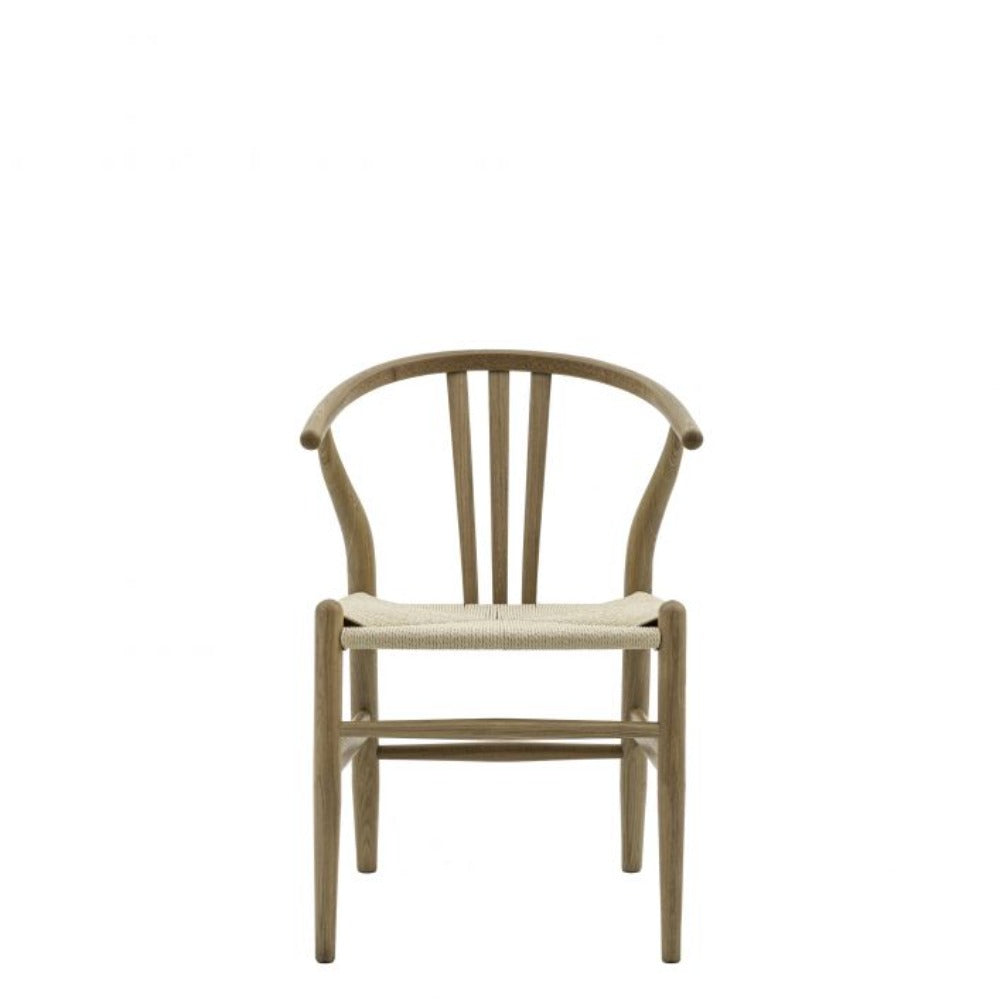 Gallery Interiors Set Of 2 Houston Dining Chairs In Natural