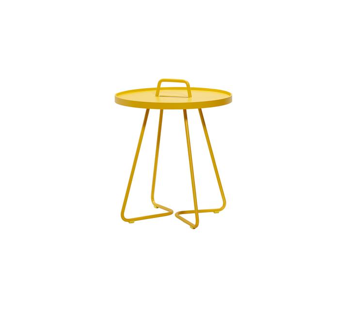 Product photograph of Cane-line On-the-move Outdoor Side Table Small Yellow from Olivia's