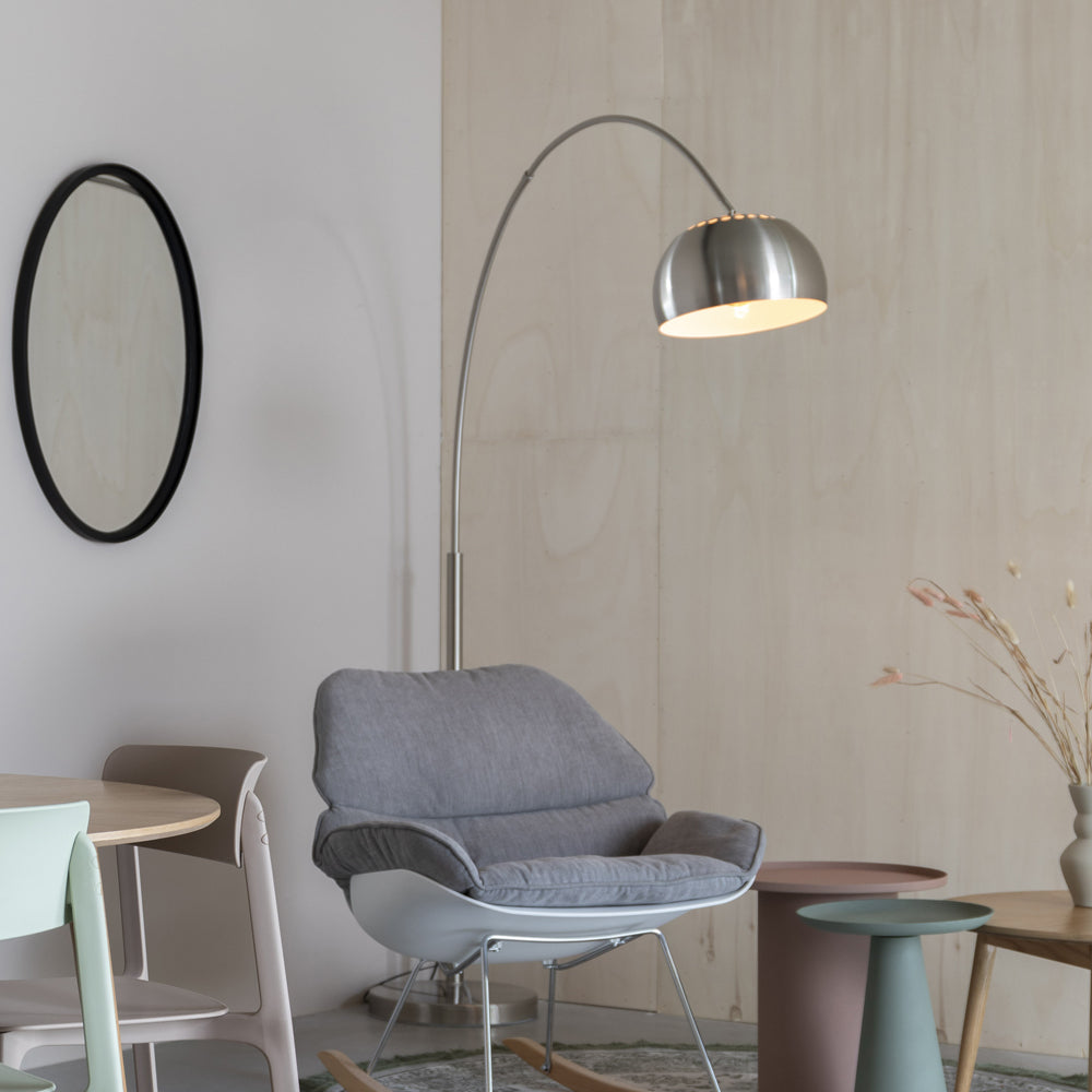 Product photograph of Olivia S Nordic Living Collection - Ferre Floor Lamp In Silver from Olivia's.