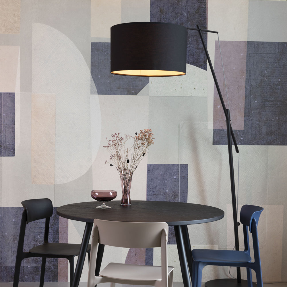 Product photograph of Olivia S Nordic Living Collection - Thore Floor Lamp In Black from Olivia's.