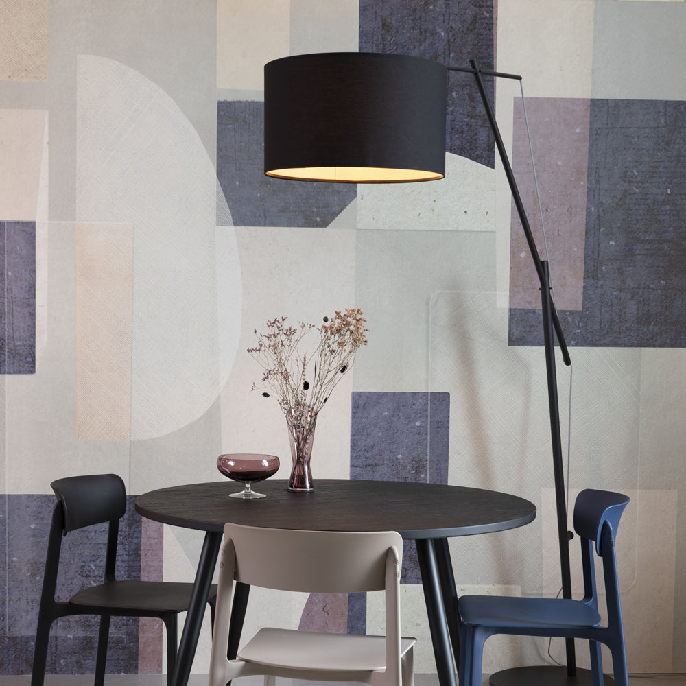 Product photograph of Olivia S Nordic Living Collection - Thore Floor Lamp In Black Outlet from Olivia's.