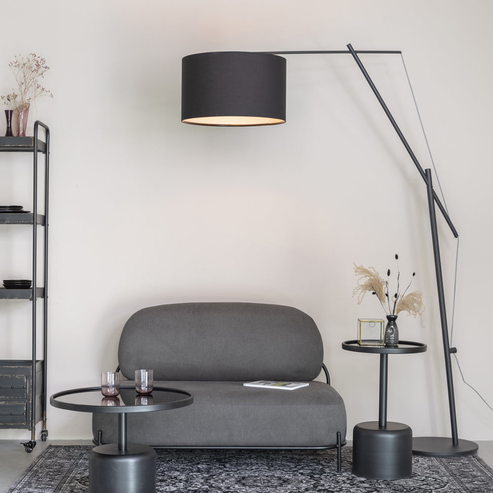 Product photograph of Olivia S Nordic Living Collection - Thore Floor Lamp In Black from Olivia's.