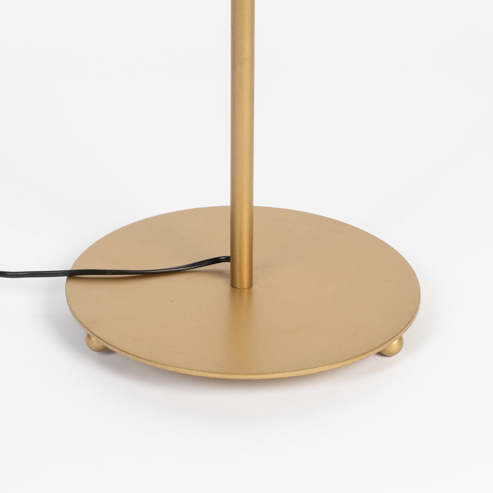 Product photograph of Olivia S Nordic Living Collection - Lea Floor Lamp In Brass from Olivia's.