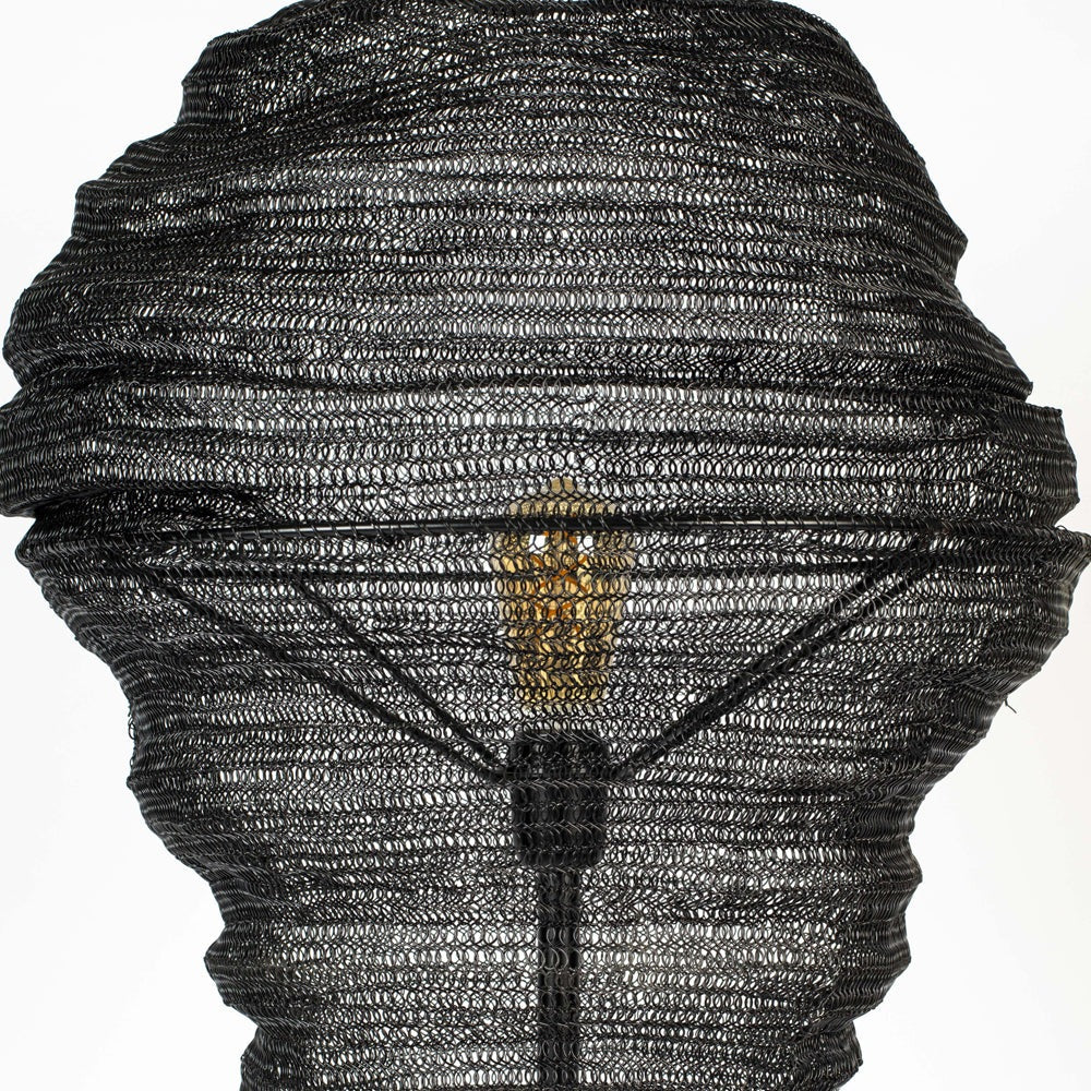 Product photograph of Olivia S Nordic Living Collection - Lea Floor Lamp In Black from Olivia's.