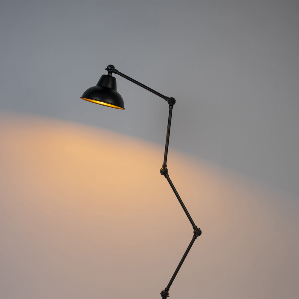 Product photograph of Olivia S Nordic Living Collection - Ame Floor Lamp In Black from Olivia's.