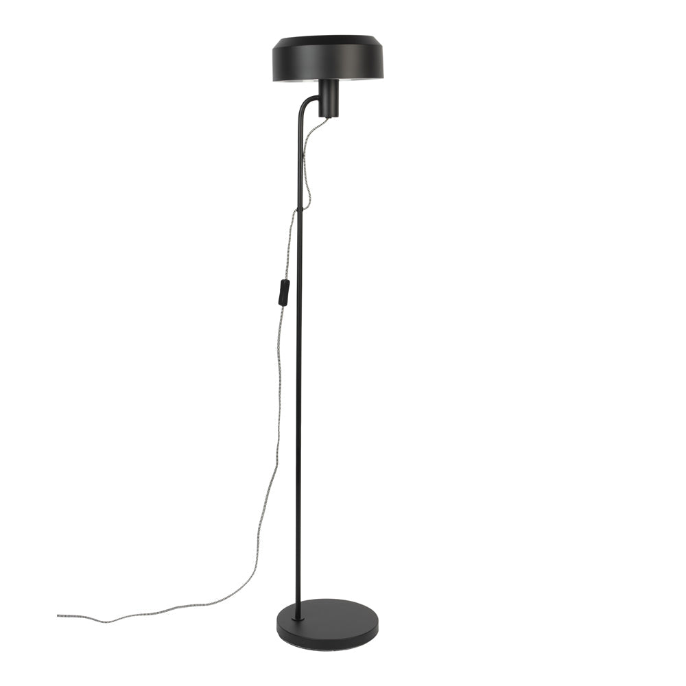 Product photograph of Olivia S Nordic Living Collection - Larson Floor Lamp In Black from Olivia's