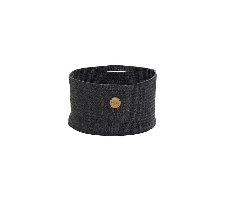 Product photograph of Cane-line Soft Rope Basket Medium Dark Grey from Olivia's