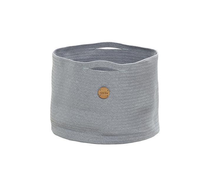 Product photograph of Cane-line Soft Rope Basket Large Light Grey from Olivia's