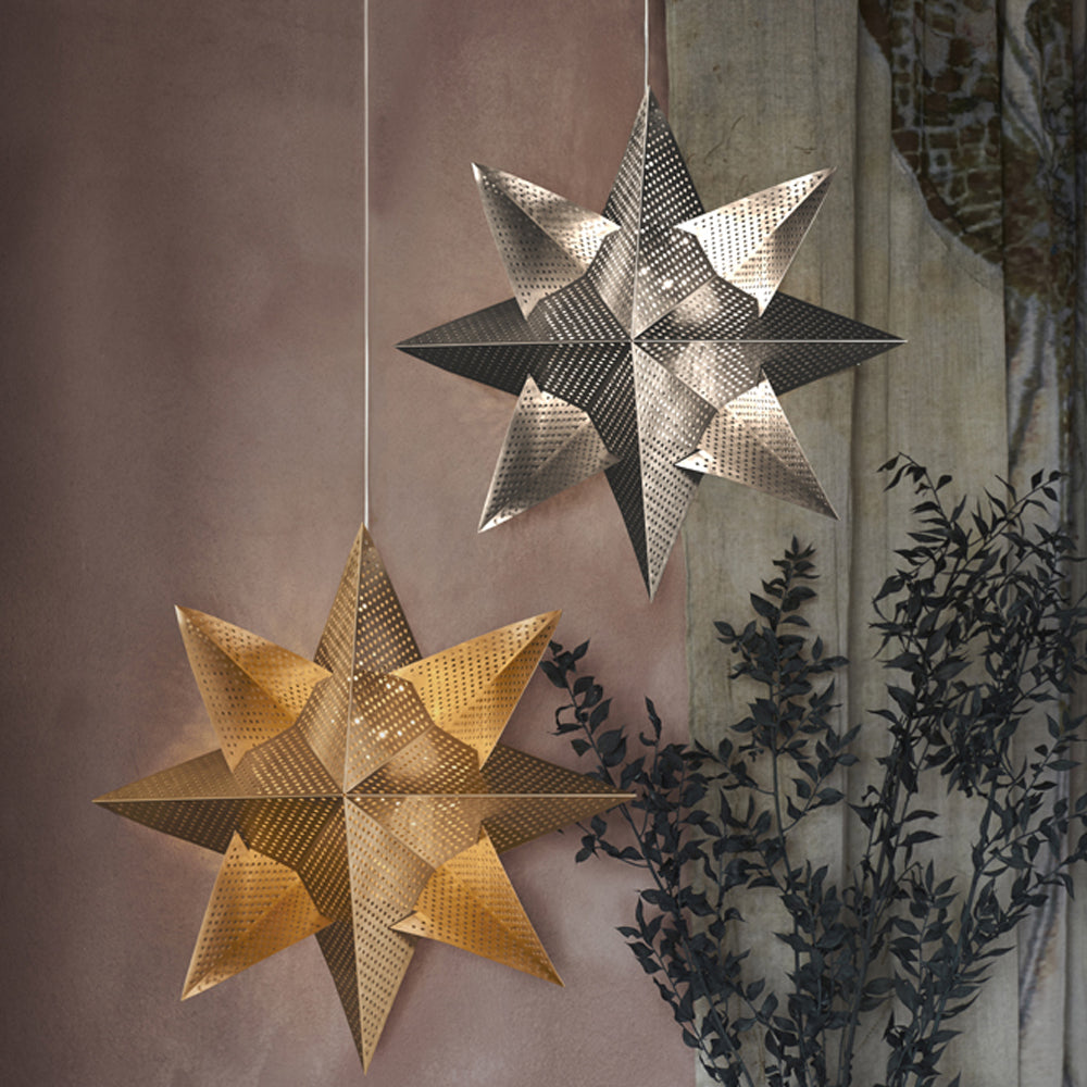 Product photograph of Lene Metal Star Gold from Olivia's.