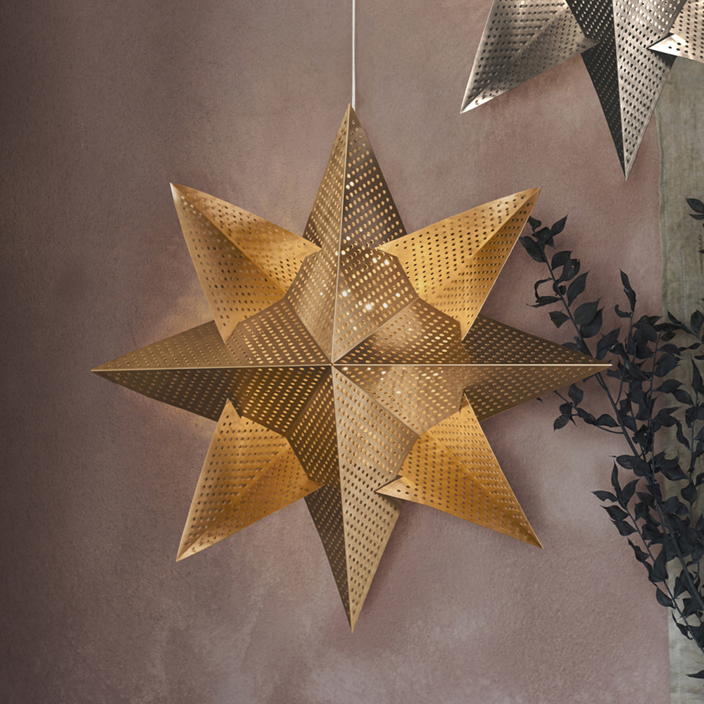Product photograph of Lene Metal Star Gold from Olivia's