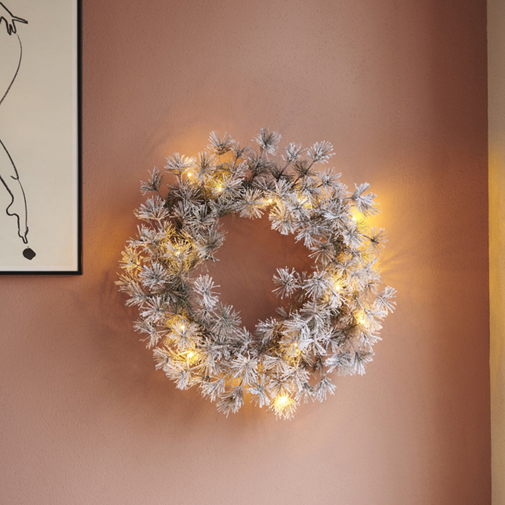 Product photograph of Alfi Wreath Green And Snowy from Olivia's