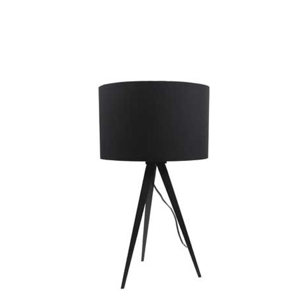 Product photograph of Zuiver Tripod Table Lamp Black - Metal Base Black Metal Base from Olivia's