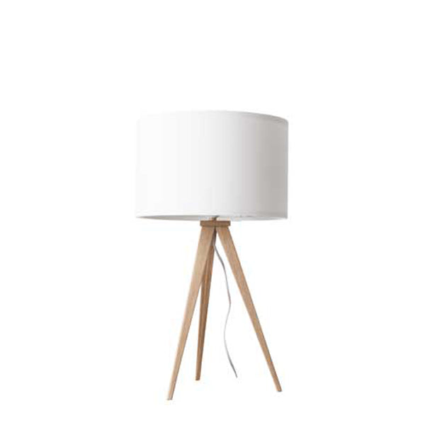 Zuiver Tripod Table Lamp White Wood Base White Wood Base