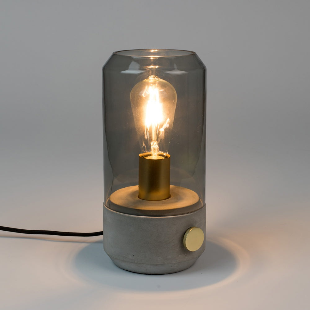 Product photograph of Olivia S Nordic Living Collection - Karena Table Lamp In Grey from Olivia's.