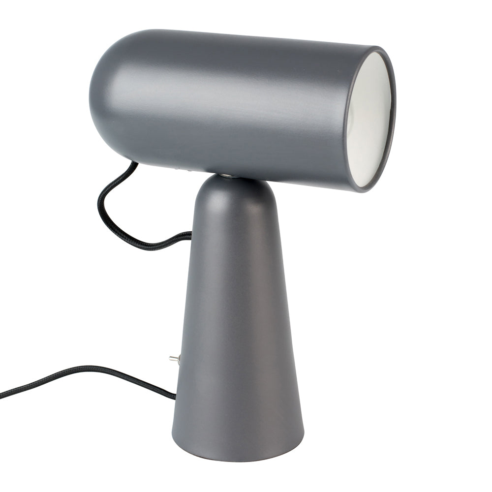 Product photograph of Olivia S Nordic Living Collection - Versa Desk Lamp In Dark Grey from Olivia's