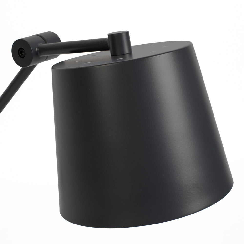 Product photograph of Olivia S Nordic Living Collection - Haley Desk Lamp In Black from Olivia's.