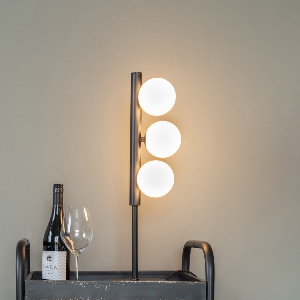 Product photograph of Olivia S Nordic Living Collection - Noa Table Lamp In White from Olivia's.