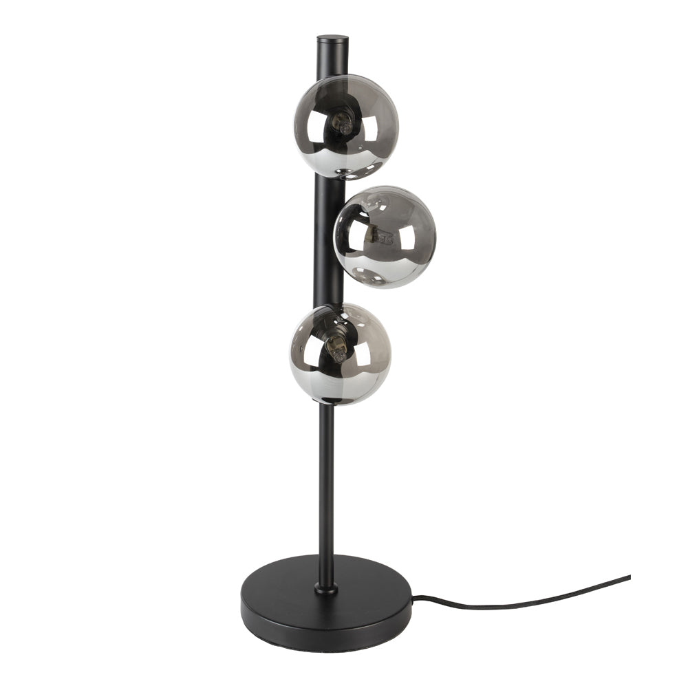 Product photograph of Olivia S Nordic Living Collection - Noa Table Lamp In Smoke from Olivia's