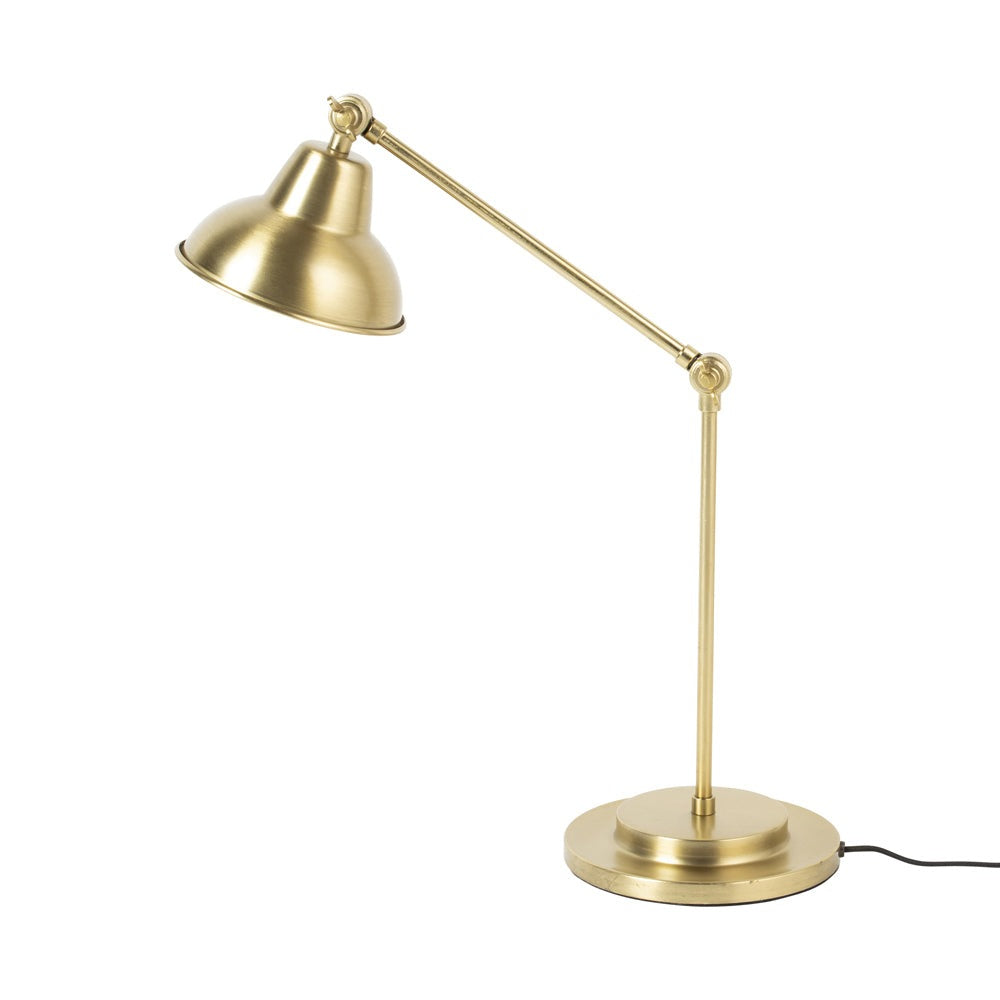 Product photograph of Olivia S Nordic Living Collection - Ame Table Lamp In Brass from Olivia's