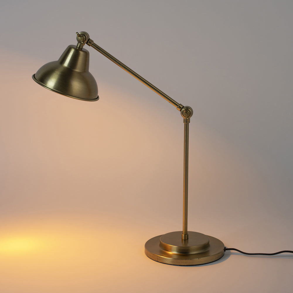 Product photograph of Olivia S Nordic Living Collection - Ame Table Lamp In Brass from Olivia's.