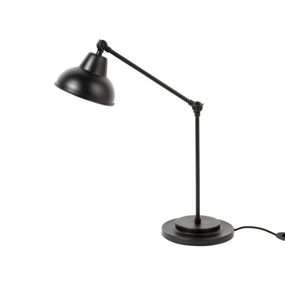 Product photograph of Olivia S Nordic Living Collection - Ame Table Lamp In Black from Olivia's